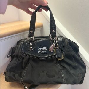 Coach Black Satchel Bag